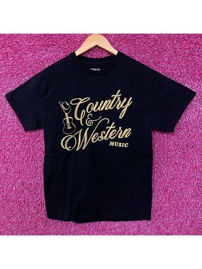 Country & Western Music Graphic T-Shirt Small